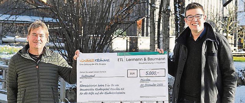 Soziales Engagement: Spende für die Elterninitiative des Haunerschen Kinderspitals