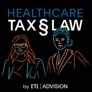 Janine Peine präsentiert gemeinsam mit Katrin-C. Beyer, LL.M, Rechtsanwältin und Fachanwältin für Medizinrecht, das Podcastformat „Healthcare TAX § LAW by ETL ADVISION“. 